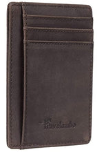 Load image into Gallery viewer, Travelambo Womens Multi Card Case Wallet &amp; Front Pocket Minimalist Leather Slim Wallet
