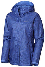 Load image into Gallery viewer, Columbia Women&#39;s Arcadia Jacket, Arctic Blue Scratch Texture Print, Medium
