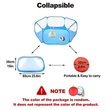 Load image into Gallery viewer, Amakunft Small Animals C&amp;C Cage Tent, Breathable &amp; Transparent Pet Playpen Pop Open Outdoor/Indoor Exercise Fence, Portable Yard Fence for Guinea Pig, Rabbits, Hamster, Chinchillas and Hedgehogs
