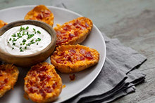 Load image into Gallery viewer, Farm Rich Loaded Potato Skins Stuffed with Cheddar Cheese and Bacon, Made with Real Idaho Potatoes, Frozen, 16 Ounces

