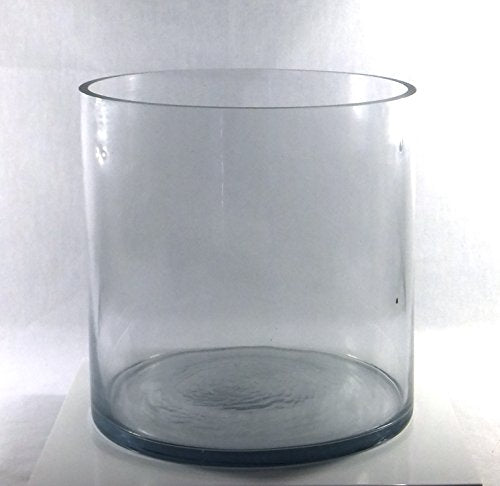 8-Inch Round Large Glass Vase - 8