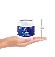 Load image into Gallery viewer, BLUE GOO PAIN RELIEVING GEL, 4 Ounce, Fast Acting, Cooling/Soothing Relief, for Back/Neck Pain, Muscle/Joint Pain, Arthritis, Sprains, Bursitis, Strains, Tendonitis, made with 100% PURE EMU OIL
