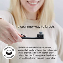 Load image into Gallery viewer, Hello Activated Charcoal Teeth Whitening Eco Friendly Travel Toothpaste Tablets, Fresh Mint and Coconut Oil, Fluoride Free, Vegan, SLS Free, Gluten Free and TSA Compliant, 60 Tablets (Pack of 2)
