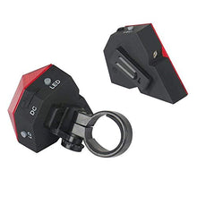 Load image into Gallery viewer, BESTSUN USB Rechargeable Bicycle Tail Lights Bike Cycling Safety Zone Tail Light 8 LED with 2 Red Safety Lines for Cycling Hiking
