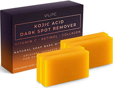 Load image into Gallery viewer, VALITIC Kojic Acid Soap Bars with Vitamin C, Retinol and Collagen; 4-Pack and 2-Pack – For Dark Spot Remover
