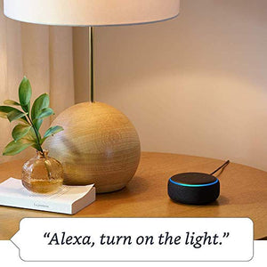 Echo Dot (3rd Generation) - Charcoal with 2 Smart Bulb Kit by Sengled