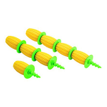 Load image into Gallery viewer, Kuhn Rikon Corn Holders - 8 Piece Set Yellow/Green
