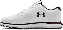 Load image into Gallery viewer, Under Armour Men's HOVR Fade Spikeless Golf Shoe, White (100)/Black, 8.5
