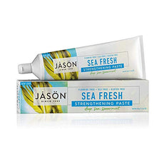 Load image into Gallery viewer, Jason Sea Fresh Strengthening Fluoride-Free Toothpaste, Deep Sea Spearmint, 6 Oz
