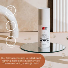 Load image into Gallery viewer, Dark Spot Corrector for Face - Dark Spot Remover Facial Serum, Hyperpigmentation Treatment, Skin Brightening Serum, Niacinamide Serum for Face, Kojic Acid, Tranexamic Acid, Fragrance Paraben Free, 100% Vegan
