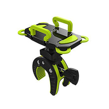 Load image into Gallery viewer, ihens5 Bike Phone Mount, Motorcycle &amp; Mountain Bike Handlebar Phone Mount Bicycle Golf Cart Stroller Cell Phone Holder with Rubber Strap 360 Degrees Rotate for iPhone X 8 7 6 6s Plus Samsung (Green)
