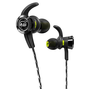 Monster Isport Victory Bluetooth Wireless in-Ear Headphones (Earbuds) - Black with Microphone, Sports Headphones, Running, Noise Isolation