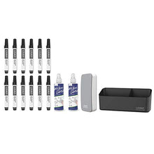 Load image into Gallery viewer, LOUKIN Whiteboard Writing Bundle | Magnetic Dry Erase Eraser (Gray) &amp; Low-Odor Dry Erase Markers &amp; Magnetic and Adhesive Marker Holder &amp; Whiteboard Cleaner (3.4 oz)
