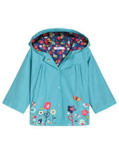 Load image into Gallery viewer, Boyoo Toddler Girls Rain Jacket Lightweight Coat Jacket Hooded Waterproof Raincoat for 1-9Y Kids
