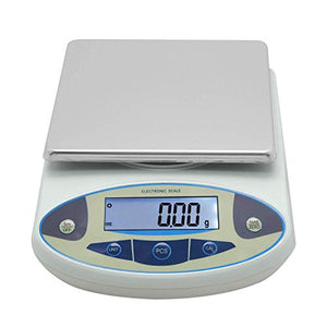 CGOLDENWALL High Precision Lab Digital Scale Analytical Electronic Balance Laboratory Lab Precision Scale Jewelry Scales Kitchen Precision Weighing Electronic Scales 0.01g Calibrated (5000g, 0.01g)