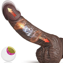 Load image into Gallery viewer, Thrusting Dildo Vibrator Sex Toy for Women - Vibrating Dilado Realistic Dildo with 8 Thrusts &amp; Vibrations Sex Store for Adult Sex Toy for Women Men, Anal Dildo Suction Cup Toys for Her Adult Pleasure
