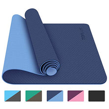 Load image into Gallery viewer, TOPLUS Yoga Mat - Classic 1/4 inch Pro Yoga Mat Eco Friendly Non Slip Fitness Exercise Mat with Carrying Strap-Workout Mat for Yoga, Pilates and Floor Exercises
