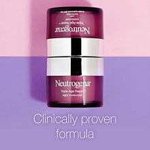 Load image into Gallery viewer, Neutrogena Triple Age Repair Anti-Aging Night Cream with Vitamin C; Fights Wrinkles &amp; Even Tone, Dark Spot Remover &amp; Firming Anti-Wrinkle Face &amp; Neck Cream; Glycerin &amp; Shea Butter, 1.7 oz
