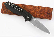 Load image into Gallery viewer, Ideale Outdoor Quality D2 Stainless Steel Folding Blade Knife Fishing Pocket Knife G10 Handle Black Knife Portable Survival Camping Tactical Clip Knife Collection EDC Tools with Gift Box New
