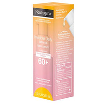 Load image into Gallery viewer, Neutrogena Invisible Daily Defense Face Serum with Broad Spectrum SPF 60+ to Help Even Skin Tone, Oil-Free, Non-Greasy, Antioxidant Complex for Environmental Aggressors, 1.7 fl. oz
