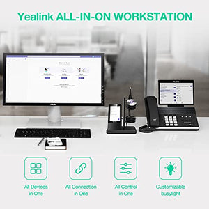 Yealink WH62 Wireless Headset with Microphone & Yealink WH66 Wireless Headset Bluetooth with Microphone DECT Headset for Computer Laptop PC Headset for Office VoIP Phone IP Teams Certified Workstation