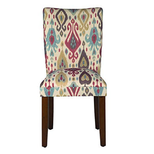 HomePop Parsons Upholstered Accent Dining Chair, Set of 2, Sienna