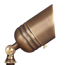 Load image into Gallery viewer, VOLT Fat Boy 12V Brass Outdoor Spotlight (Bronze) with Ground Stake
