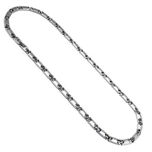 Load image into Gallery viewer, Accents Kingdom Men&#39;s Titanium Magnetic Power Flat Link Golf Necklace 24&quot;
