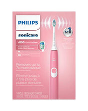 Load image into Gallery viewer, Philips Sonicare ProtectiveClean 4100 Rechargeable Electric Power Toothbrush, Pink, HX6815/01
