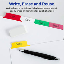 Load image into Gallery viewer, Avery 5-Tab Binder Dividers, Write &amp; Erase Multicolor Big Tabs, 6 Sets (23076)
