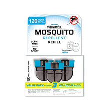 Load image into Gallery viewer, Thermacell Rechargeable Mosquito Repeller Refills; Advanced Repellent Formula Provides 20’ Protection Zone; Compatible with Thermacell E-Series &amp; Radius Only; No DEET, Spray or Flame
