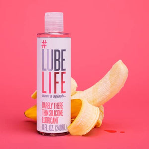 #LubeLife Staycation Combination, 2-in-1 Massage & Lubricant 8 Fl Oz, Climax Control Delay Spray 2 Fl Oz, Water-Based Lubricant 8 Fl Oz, Barely There Thin Silicone Lubricant 8 Fl Oz, For Men, Women, a