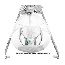 Load image into Gallery viewer, Replacement Toy Links for Fisher-Price Moonlight Meadow Deluxe Cradle 'n Swing CHM78 - Includes White Blue Gray Links
