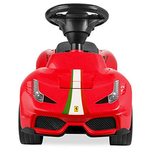 Best Choice Products Kids Licensed Ferrari 458 Ride On Push Car w/ Steering Wheel, Horn, Red