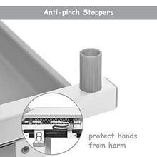 Load image into Gallery viewer, Baby Joy Kids Desk and Chair Set, Height Adjustable, Kids Study Table with Book Stand, Pull Out Spacious Storage Drawer (Grey)
