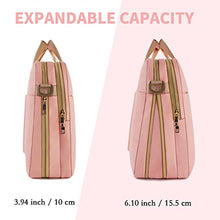 Load image into Gallery viewer, YTONET Laptop Case Laptop Bag 15-15.6 Inch Bundle, TSA Laptop Sleeve Grey &amp; Expandable Laptop Briefcase Pink with Shoulder Strap, Portable Notebook Computer Carrying Bag Gift for Work School Travel
