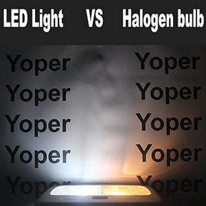 Yoper DE3021 DE3022 LED Light Bulbs for Interior Dome Map Door Courtesy License Plate White Canbus Error Free Festoon (28MM)