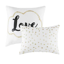 Load image into Gallery viewer, Intelligent Design Raina Duvet Cover Set, Twin/Twin XL, Ivory/Gold

