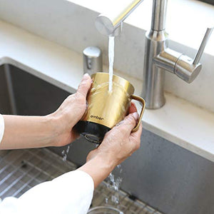 Ember Temperature Control Smart Mug 2, 10 oz, Gold, 1.5-hr Battery Life - App Controlled Heated Coffee Mug