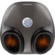Load image into Gallery viewer, RENPHO Foot Massager with Shiatsu Tapping Heat and Compression, Deep Kneading Electric Foot Massage Machine with Memory Feature for Plantar Fasciitis Pain Relief
