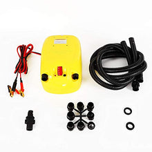 Load image into Gallery viewer, GDAE10 Electric Pump, High Pressure Air Pump Electric for Inflatable Boat Raft High Pressure Auto Stop 12V
