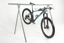 Load image into Gallery viewer, Stationary Outdoor Indoor Bike Rack for Parking Or Home Storage, Holds Up to 10 Bicycles, Simple Rail Design for Easy Setup and Assembly
