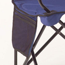 Load image into Gallery viewer, Coleman Cooler Quad Portable Camping Chair, Blue
