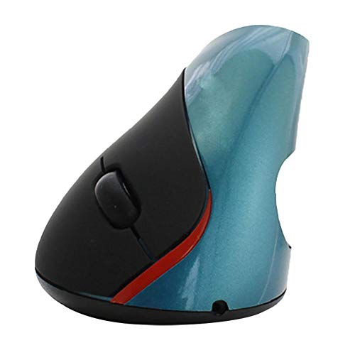 Keturi Ergonomic Wireless Vertical Mouse Charging Mouse Designed Specifically for Gaming.Portable Mobile Optical Mice for Laptop Computer (Blue)