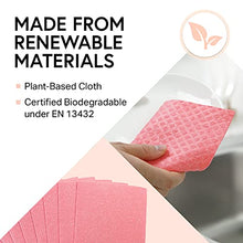 Load image into Gallery viewer, Swedish Wholesale Swedish Dish Cloths - 10 Pack Reusable, Absorbent Hand Towels for Kitchen, Counters &amp; Washing Dishes - Cellulose Sponge Cloth - Eco Friendly Gifts - Assorted
