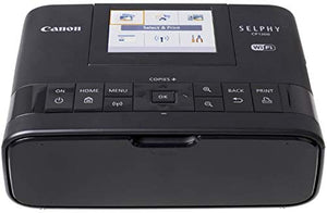 Canon Selphy CP1300 Wireless Compact Photo Printer with AirPrint and Mopria Device Printing, Black (2234C001)