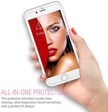 Load image into Gallery viewer, XClear 3-Pack Tempered Glass Screen Protector Compatible for iPhone SE 2020, iPhone 8, iPhone 7 Screen protector [Case Friendly], Glass Film with Easy Installing Alignment Tray, 4.7-inch
