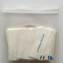 Load image into Gallery viewer, Knotty Floss Individually Wrapped Fresh Mint Waxed Nylon Floss - Patented Plaque Grabbing Technology - Vegan - 50 Count
