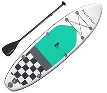 Load image into Gallery viewer, Aqua Plus 10ft6inx33inx6in Inflatable SUP for All Skill Levels Stand Up Paddle Board, Adjustable Paddle,Double Action Pump,ISUP Backpack, Leash, Shoulder Strap,Youth,Adult Inflatable Paddle Board
