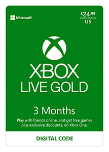 Xbox Live Gold: 3 Month Membership [Digital Code]